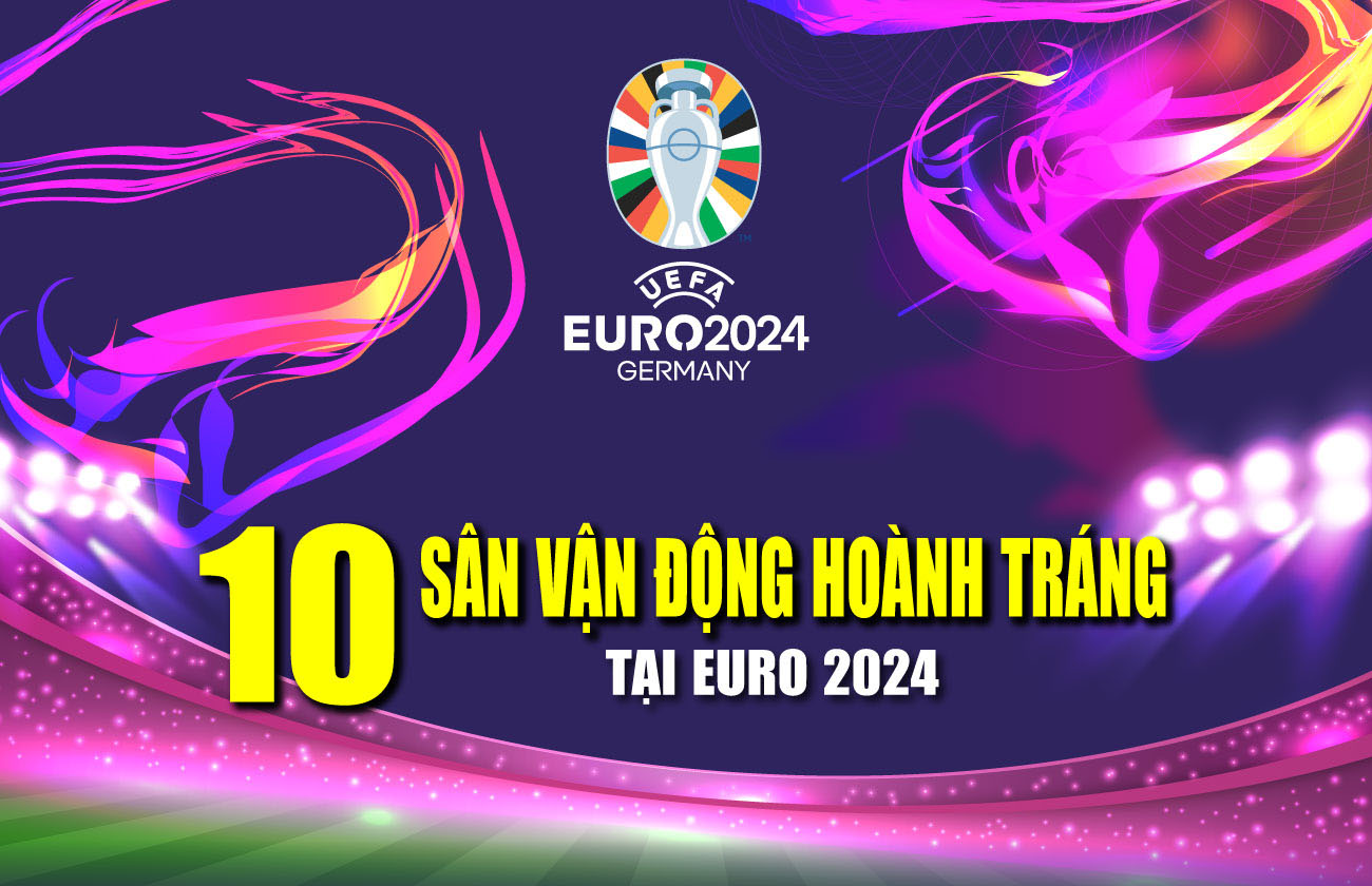 10 sân vận động hoành tráng tại Euro 2024